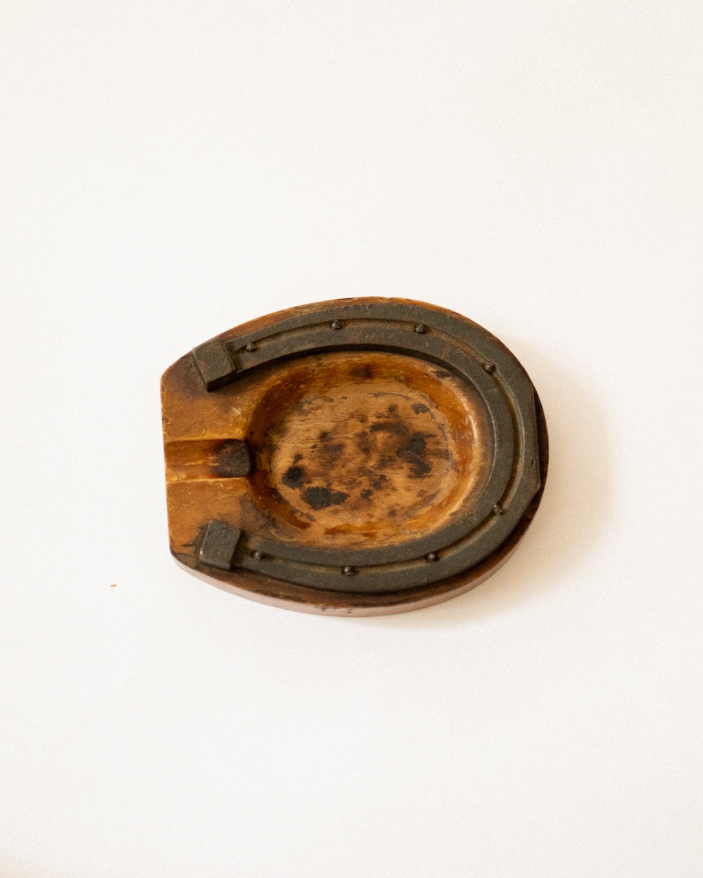 Rustic Horseshoe Ashtray