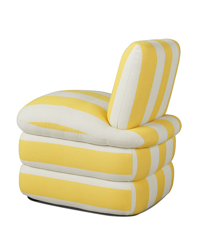 Pillow Chair - Yellow Cabana Stripe