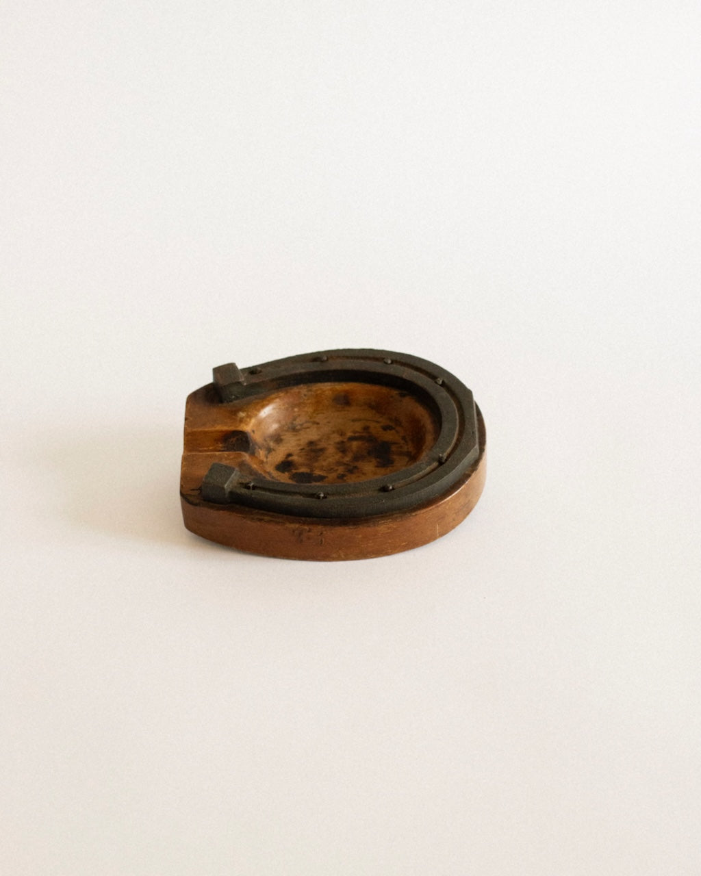 Rustic Horseshoe Ashtray